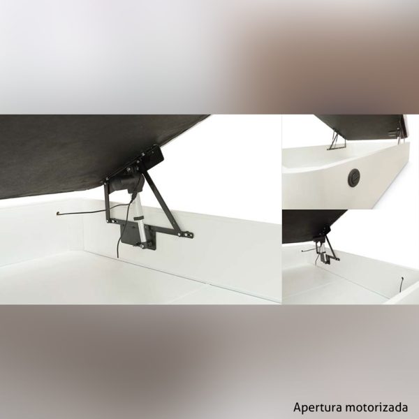 AperturaMotorizada_Curvo Canapé de madera Valencia