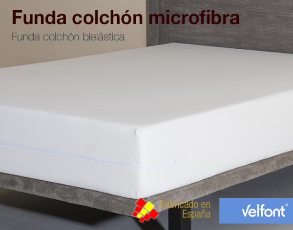 Funda protector de colchón Microfibra Velfont® - Colchonescondescuento