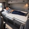 Colchon para camion Truck Ebro durmiendo Colchon para camion Truck Ebro durmiendo