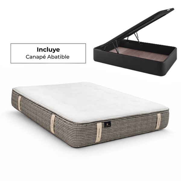 Colchón Artesanal Air Thermic + Canapé abatible tapizado Gran Capacidad