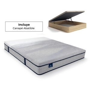 OFERTA Colchón Hibrid Quality y Canapé de Madera