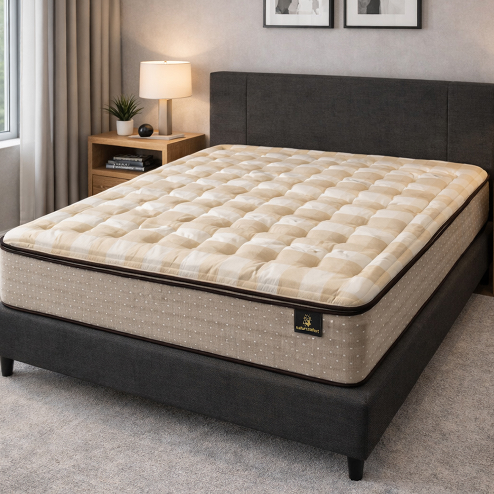 Colchón viscoelástico Natur en habitación