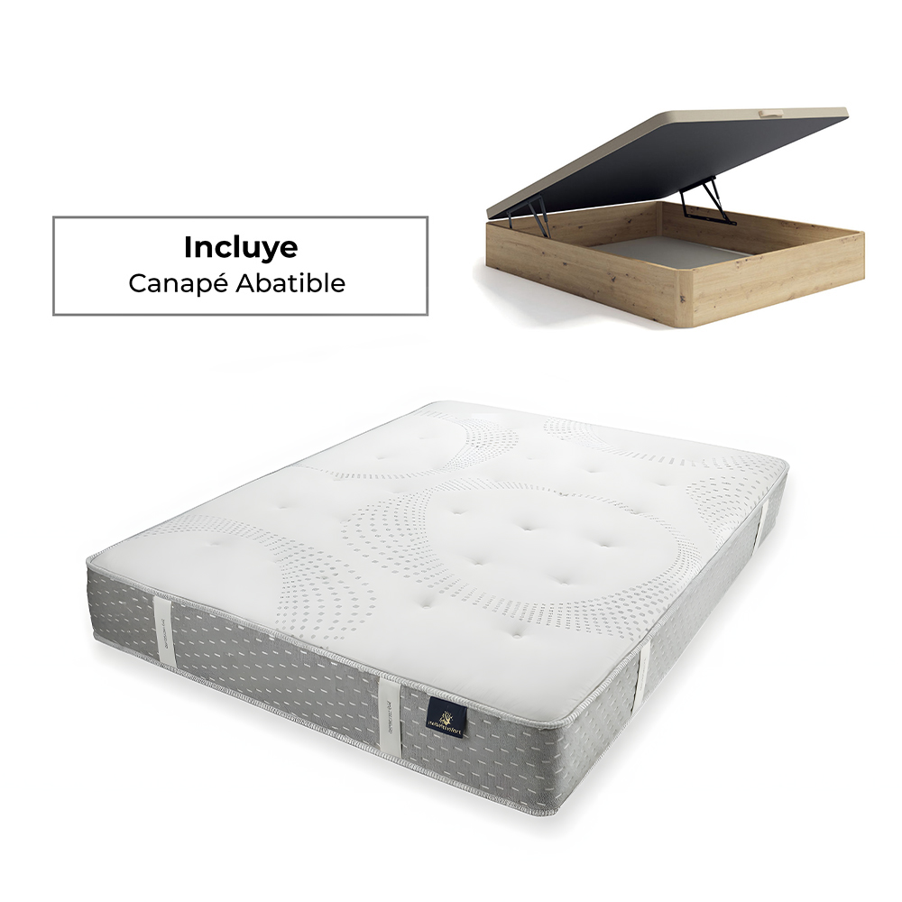 OFERTA Colchón viscoelástico Gama Alta Luxury y Canapé de madera OFERTA Colchón viscoelástico Gama Alta Luxury y Canapé de madera