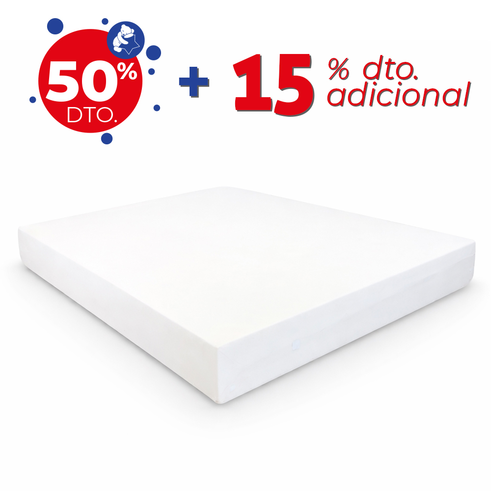 Colchón espumación HR y funda de punto 15 descuento