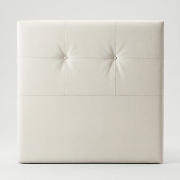 Cabecero beige polipiel medidas 120x120