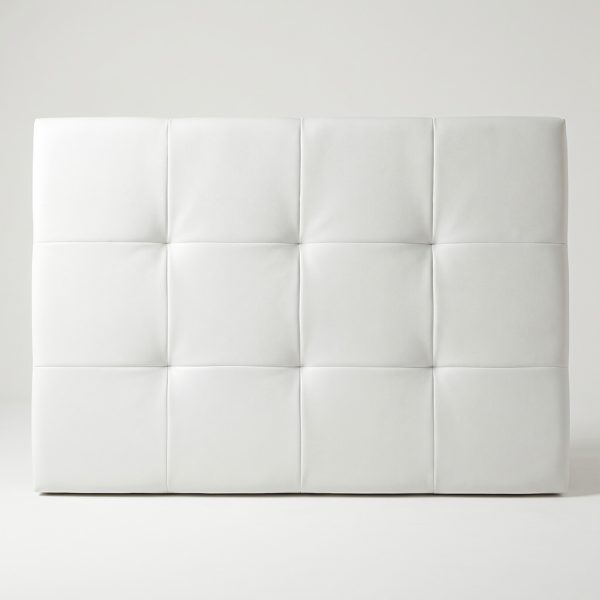 Cabecero blanco polipiel medidas 156x102