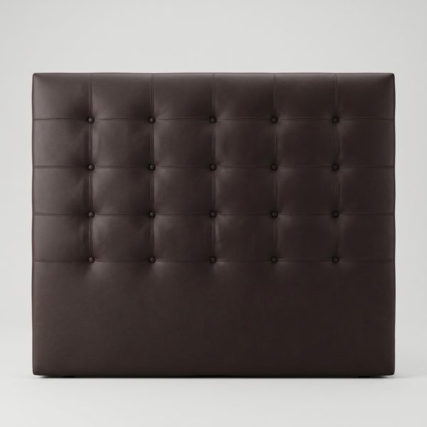 Cabecero chocolate polipiel Medidas 160x135