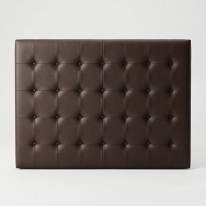 Cabecero chocolate polipiel medidas 150x123