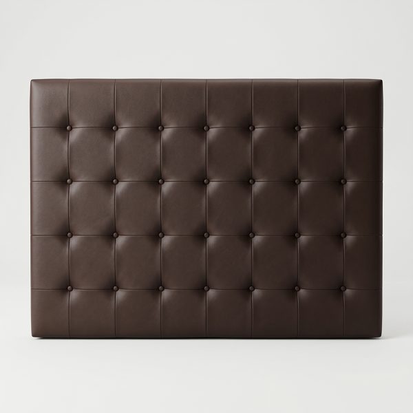 Cabecero chocolate polipiel medidas 150x123