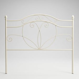 Cabecero de forja marfil Cama de 135 cm