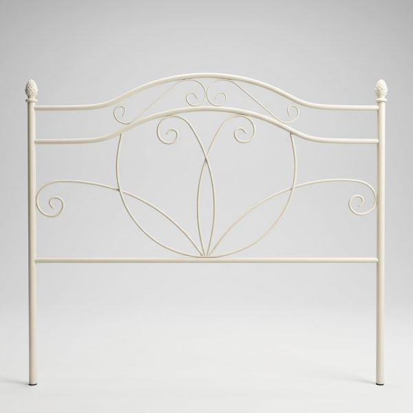Cabecero de Forja Marfil 135 cm