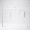 Cabecero de forja marfil arcos Cama de 135 cm