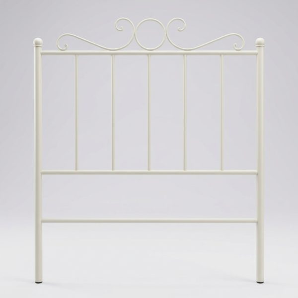 Cabecero de Forja Marfil 90 cm Círculo Superior