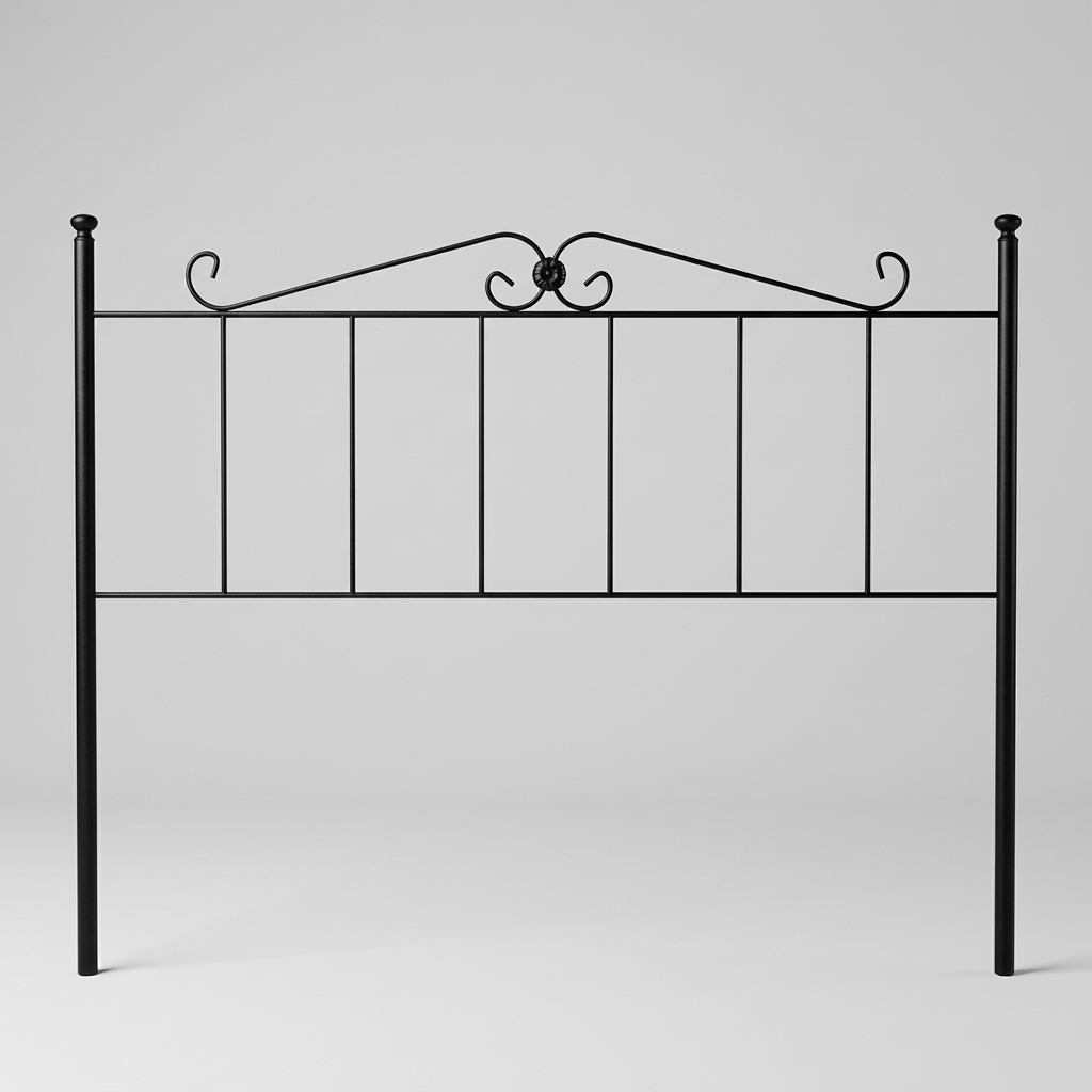 Cabecero de forja negro para Cama de 160cm