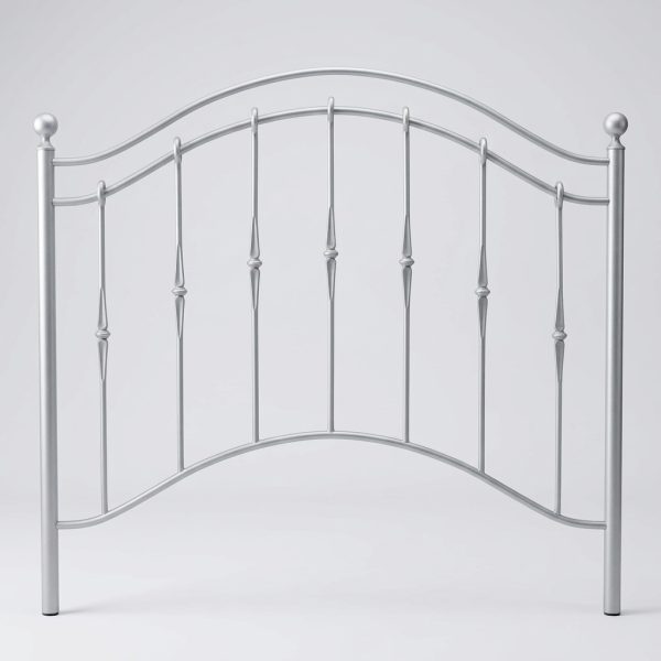 Cabecero de Forja Plata Espigas 135 cm