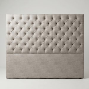 Cabecero polipel color gris efecto tela medidas 160x134
