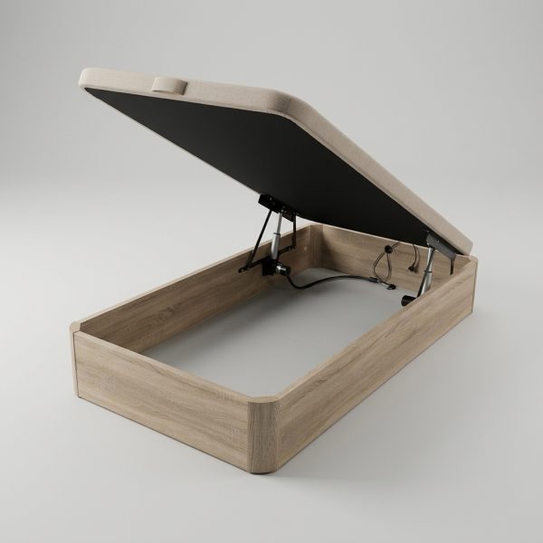 Canapé de Madera con Tapa Motorizada 90x190 cm