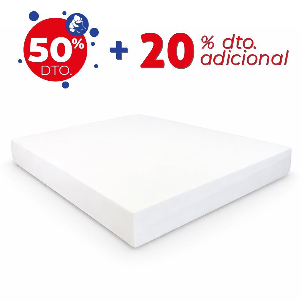 Colchón espumación HR y funda de punto 20 descuento Colchón espumación HR y funda de punto 20 descuento
