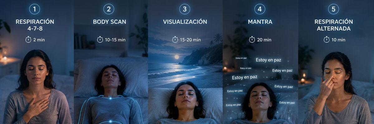 Meditación Para Dormir: 5 Técnicas Que Funcionan en Menos de 10 Minutos
