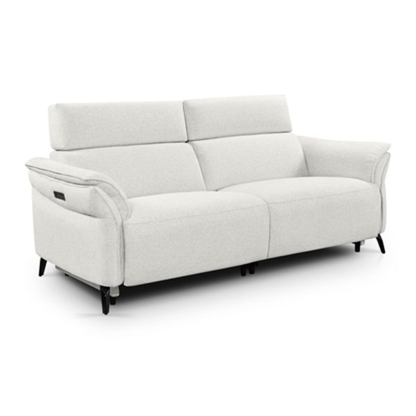 Sofa electrico 3 plazas SUEDER Perla
