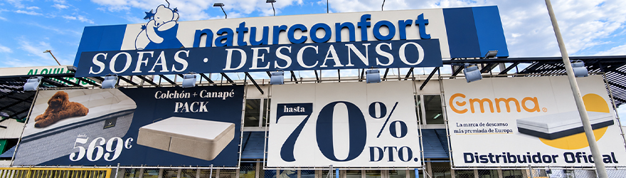 Fachada tienda Naturconfort